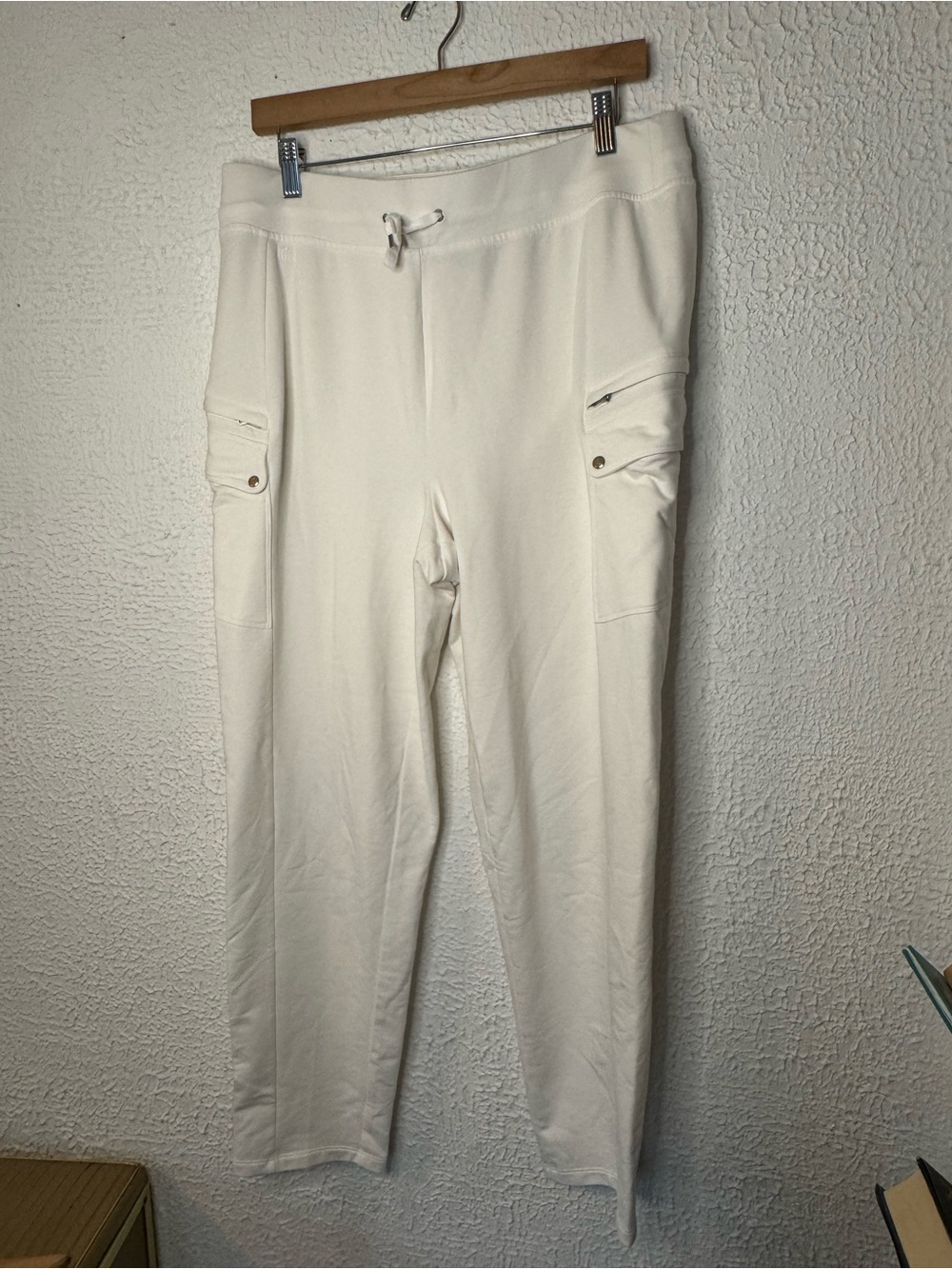 Lauren Ralph Lauren Off-White Cargo Jogger Pants